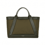 Balenciaga Khaki Nylon Navy Cabas M Bag