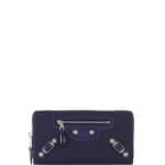 Balenciaga Purple Giant 12 Zip Wallet - Holiday 2015