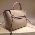 Celine Beige with Blue Lining Mini Belt Bag 2