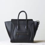 Celine Black Smooth Calfskin Mini Luggage Bag - Pre-Fall 2014