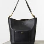 Celine Black Zipped Hobo Medium Bag - Spring 2015