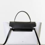 Celine Black/White Elephant Calfskin Mini Belt Bag - Spring 2015