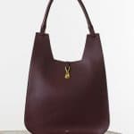 Celine Burgundy Smooth Calfskin Hobo with Hook Bag - Spring 2015