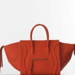 Celine Burnt Orange Bullhide Calfskin Phantom Luggage Medium Bag - Spring 2015