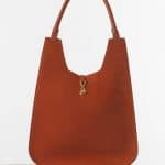 Celine Burnt Orange Suede Hobo with Hook Bag - Spring 2015