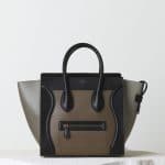 Celine Dark Grey Satin Calfskin Mini Luggage Bag - Pre-Fall 2014