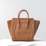 Celine Light Copper Smooth Calfskin Mini Luggage Bag - Pre-Fall 2014