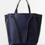 Celine Navy Blue Smooth Calfskin Phantom Cabas Medium Bag - Spring 2015