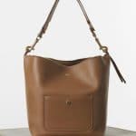 Celine Tan Zipped Hobo Medium Bag - Spring 2015