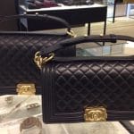 Chanel Black Old/New Medium Boy Bags - Cruise 2015