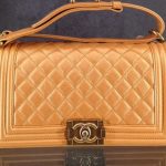 Chanel Dark Gold Old Medium Boy Bag - Cruise 2015