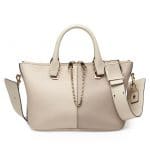 Chloe Abstract White Colorblock Baylee Medium Bag