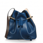 Chloe Factory Blue Emma Drawstring Bag