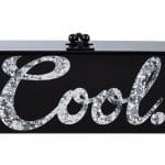 Edie Parker Black Flavia Cool Clutch Bag