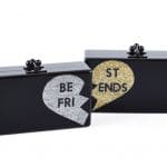 Edie Parker Black Jean Best Friends Clutch Bags