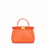 Fendi Coral Python Peekaboo Mini Bag