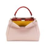 Fendi Light Pink/Yellow/Orange Peekaboo Mini Bag