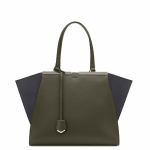 Fendi Moss Green/Navy 3Jours Bag