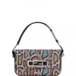 Fendi Pink/Blue/Yellow Snakeskin 3Baguette Bag