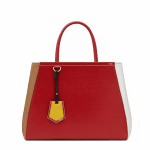 Fendi Red/White/Beige 2Jours Bag