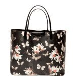 Givenchy Black Multicolor Magnolia Print Antigona Tote Bag - Cruise 2015