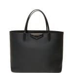 Givenchy Black Rubber-Effect Antigona Tote Bag - Cruise 2015