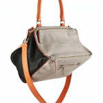 Givenchy Grey/Orange/Black Pandora Medium Bag - Cruise 2015