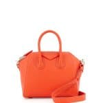 Givenchy Orange Antigona Mini Bag - Cruise 2015