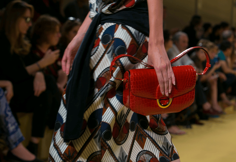Hermes Red Crocodile Chaine D' Ancre Bag - Spring 2015