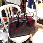 Louis Vuitton Black/Red Monogram Dora Bag - Spring 2015
