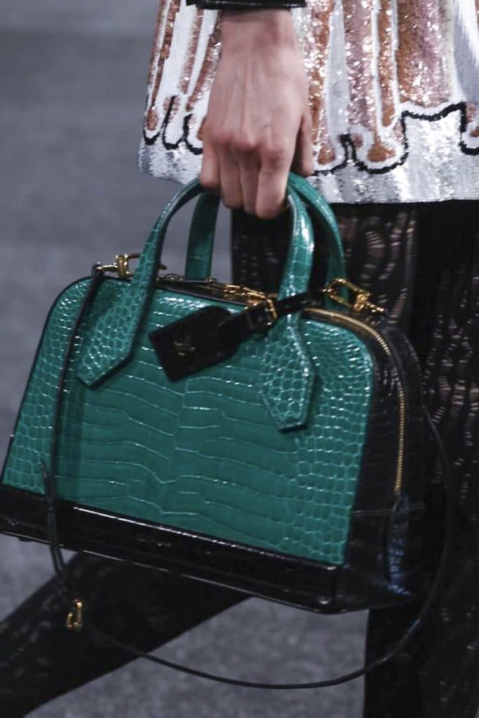 Louis Vuitton Green Crocodile Dora Bag - Spring 2015