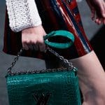 Louis Vuitton Green Crocodile Twist Bag - Spring 2015