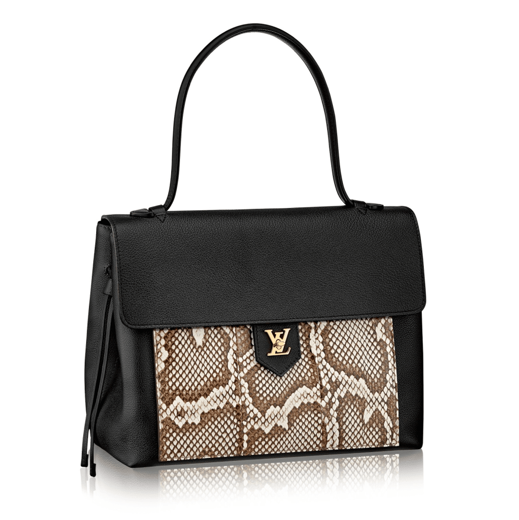 Louis Vuitton Lockme Satchel PM Python Leather