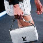 Louis Vuitton White Crocodile Twist Bag - Spring 2015