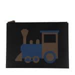 Moynat x Pharrell Williams Black/Brown Train Pouch Large Bag