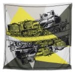 Moynat x Pharrell Williams Yellow/Grey Large Train Scarf