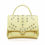 Paula Cademartori Pale Yellow with Rivets Faye Bag