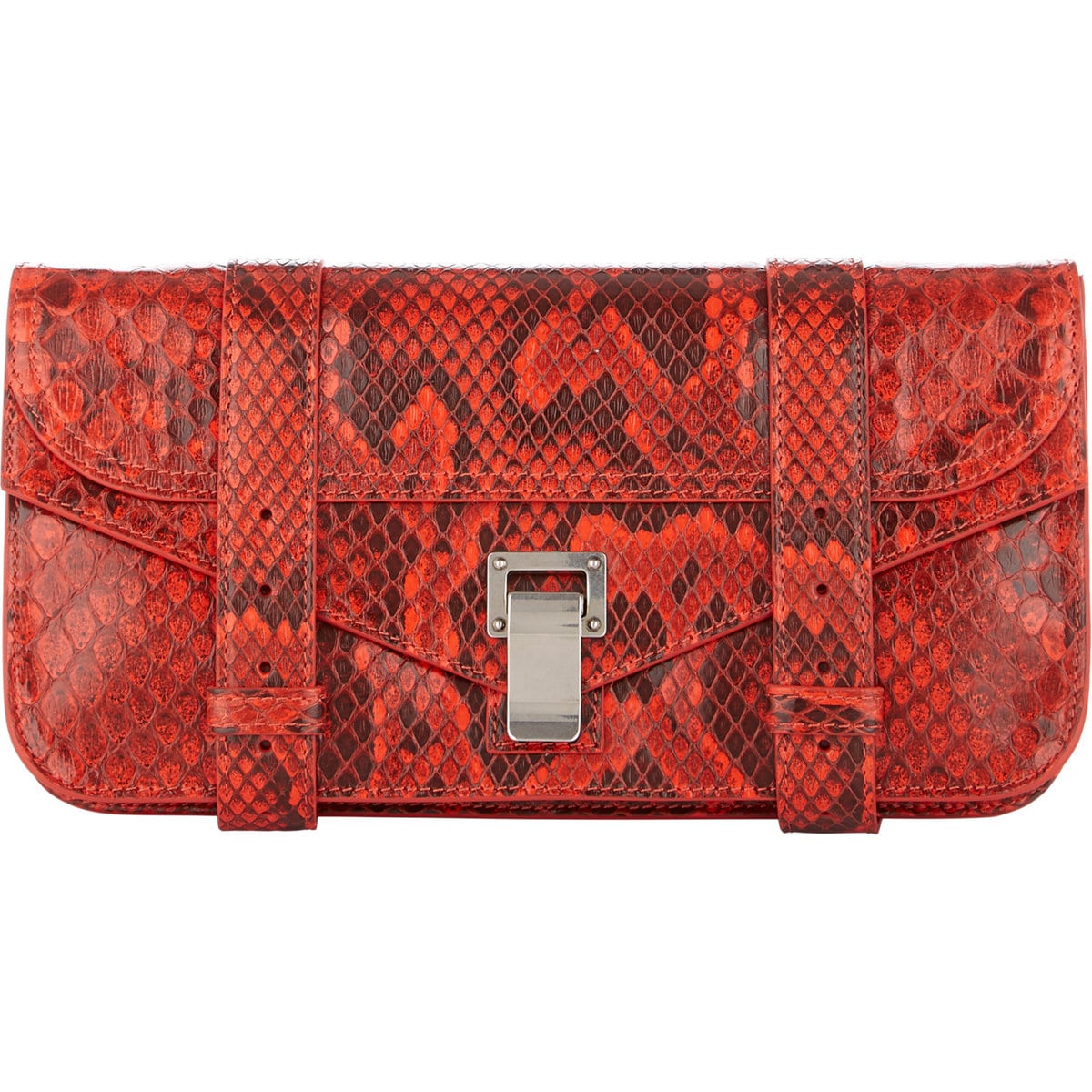 Proenza Schouler Poppy Red PS1 Pochette Clutch Bag