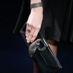 Saint Laurent Black with Python Embellishment Clutch Bag 2 - Spring 2015