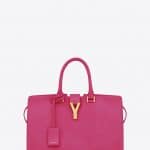 Saint Laurent Fuchsia Classic Cabas Y Bag