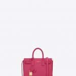 Saint Laurent Lipstick Fuchsia Classic Baby Sac De Jour Bag