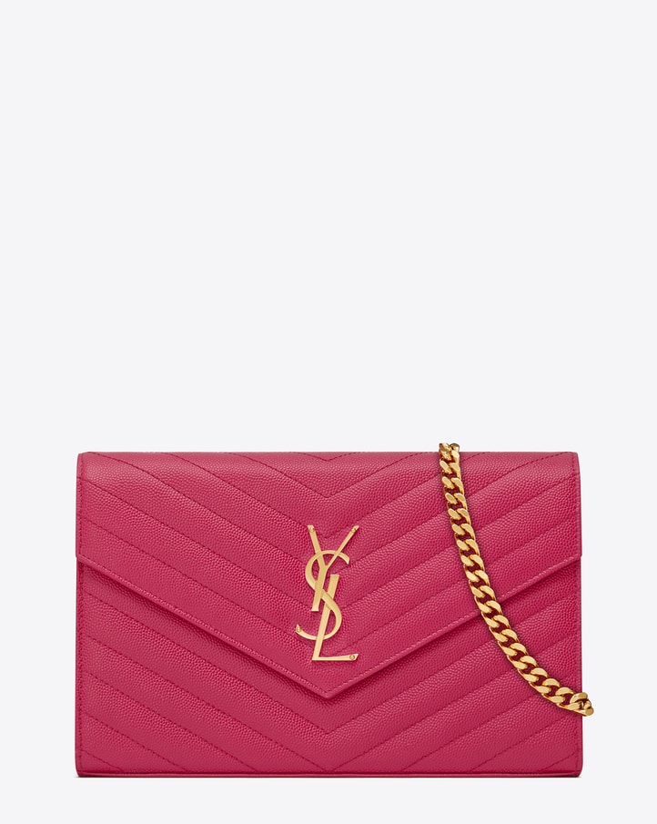 Saint Laurent Classic Pink Bags available in Many Shades | Spotted Fashion