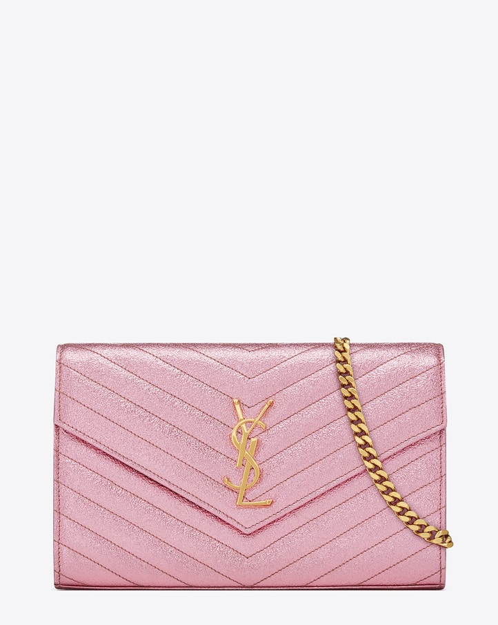 Saint Laurent Classic Pink Bags available in Many Shades | Spotted Fashion