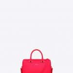 Saint Laurent Neon Pink Classic Baby Duffle Bag