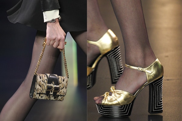 Saint Laurent Spring / Summer 2015 Runway Bags and Shoes - Spotted Fashion