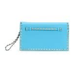 Valentino Blue Rockstud Clutch Bag - Cruise 2015