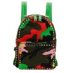 Valentino Multicolor Psychedelic Camo Nylon Backpack Bag - Cruise 2015