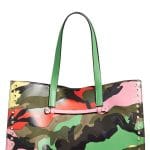 Valentino Multicolor Psychedelic Rockstud Camo Tote Bag - Cruise 2015