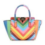 Valentino Multicolor Rockstud 1973 Micro Mini Shopper Bag - Cruise 2015