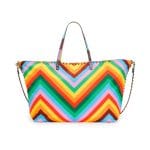 Valentino Multicolor Rockstud 1973 Nylon Tote Bag - Cruise 2015